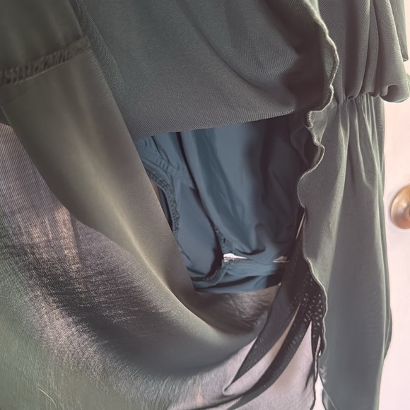 Dance & Sway Green Rumba Spaghetti Straps Latin Dance Performance Dress Size 2X - Picture 5 of 9